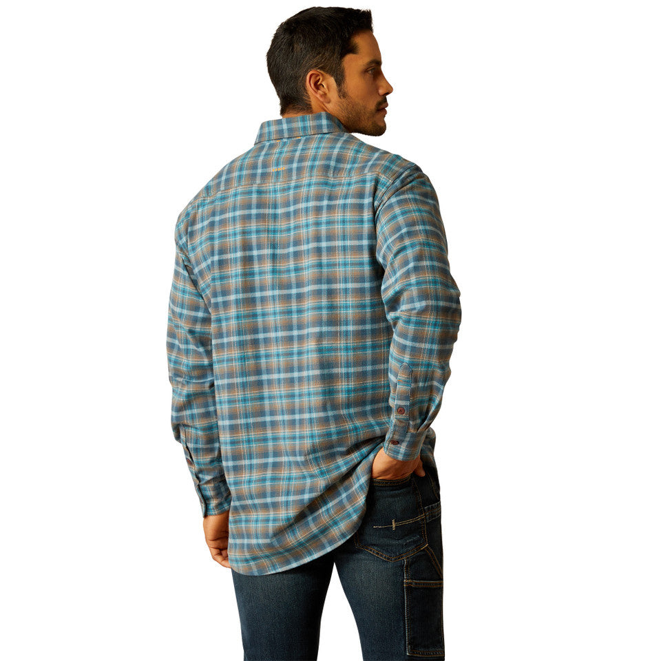 Ariat Men's Rebar Flannel Durastretch Work Shirt BIG & TALL