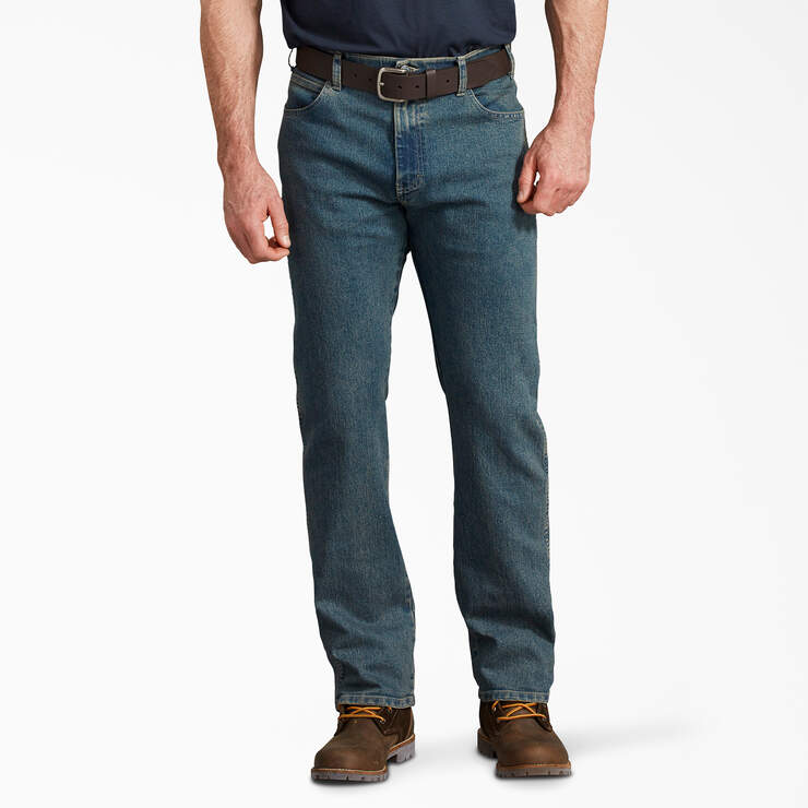 Dickies Men's Flex Active Waist Regular Fit Jeans
