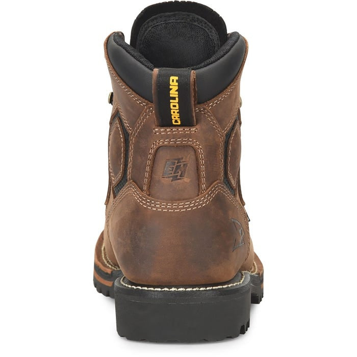 Carolina Men's Brown Composite Toe Pitstop 6" Waterproof EH Work Boot