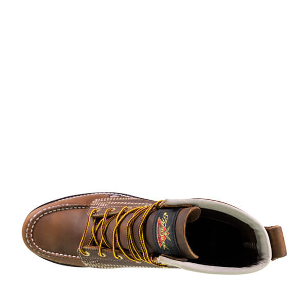 Thorogood Men's American Heritage 6" Trail Crazy Horse Moc Toe Maxwear Wedge