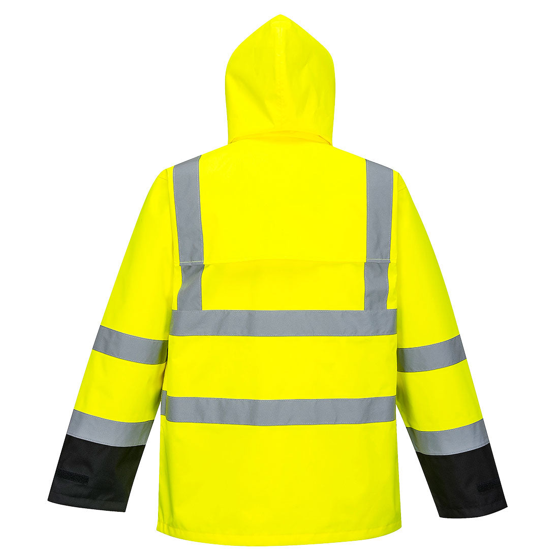 Portwest Men's Hi-Vis Contrast Rain Traffic Jacket