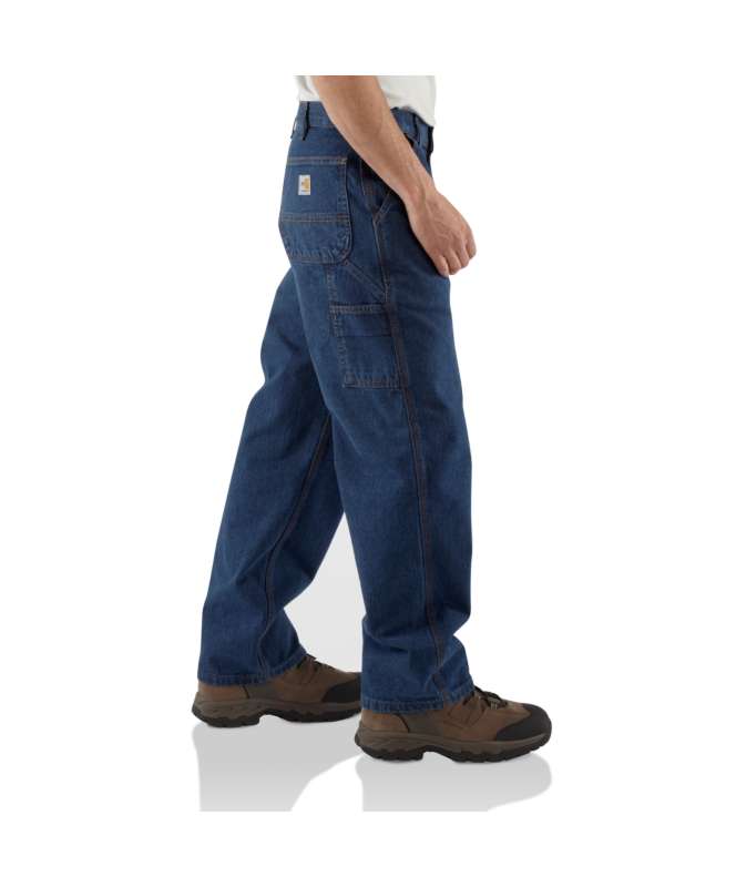 Carhartt Mens Flame-Resistant Denim Dungaree