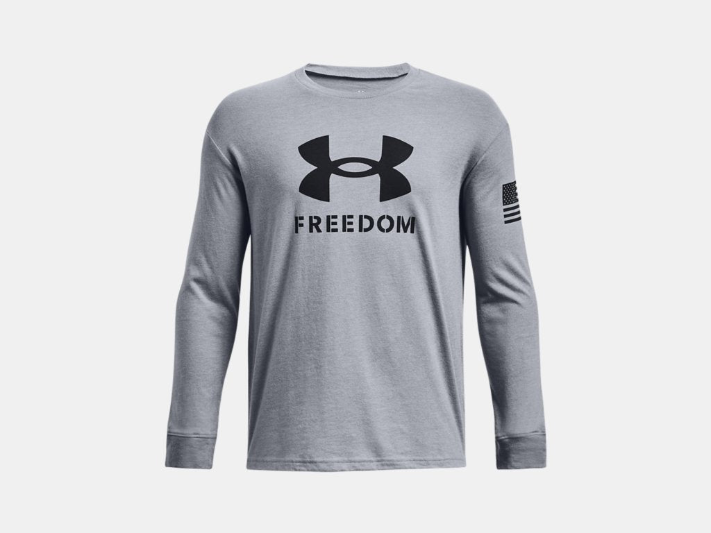 Under Armour Boys' UA Freedom Logo Long Sleeve