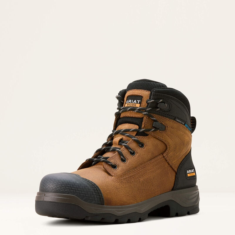 Ariat Men's Turbo Duratread XTR 6" Waterproof Carbon Toe Work Boot