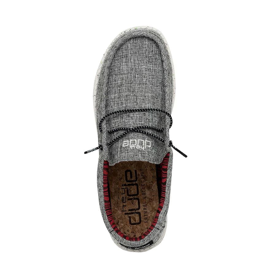 Hey Dude Men's Wally Eco Linen Black