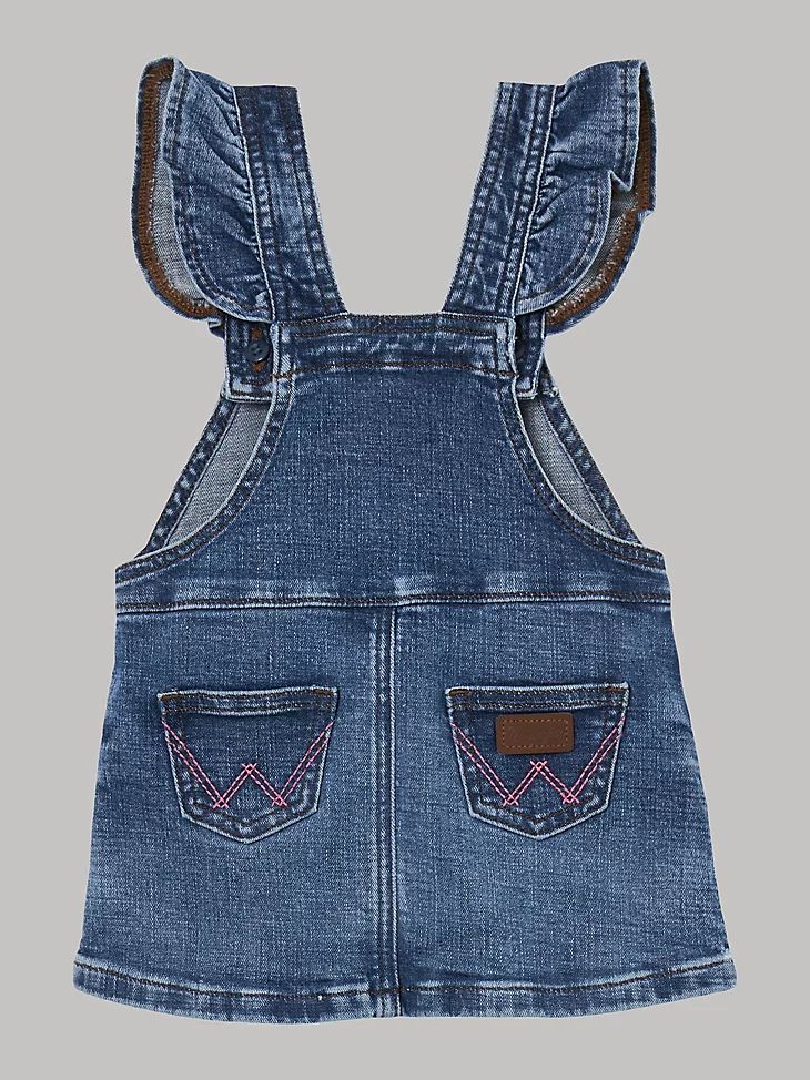 Wrangler Toddler Girl's Ruffle Sleeve Denim Skirtall
