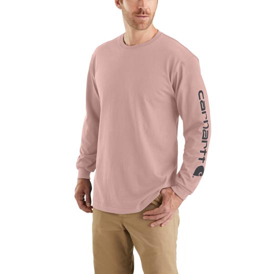 Carhartt Men's Workwear Long-Sleeve Graphic Logo T-Shirt
