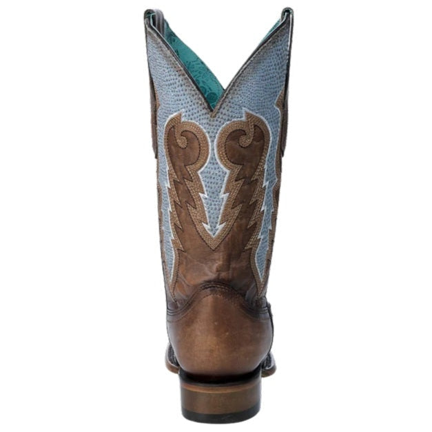 Corral Women's Icey Blue Embriodery Western Boot