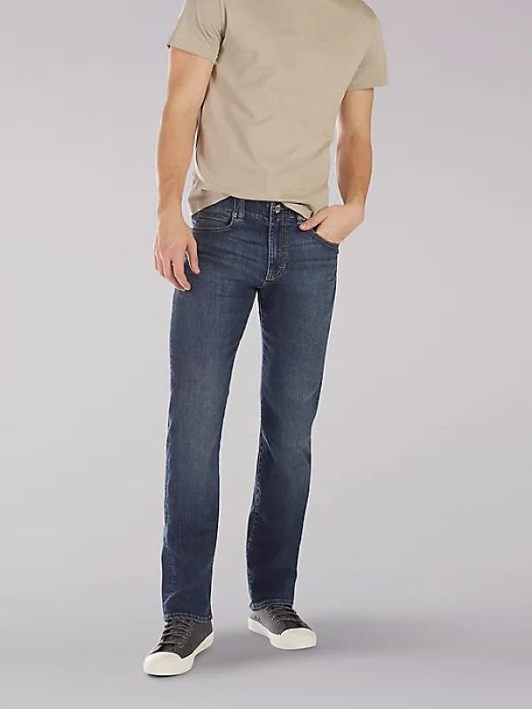 Lee Men's Extreme Motion Slim Straight Leg Jeans In Cortez