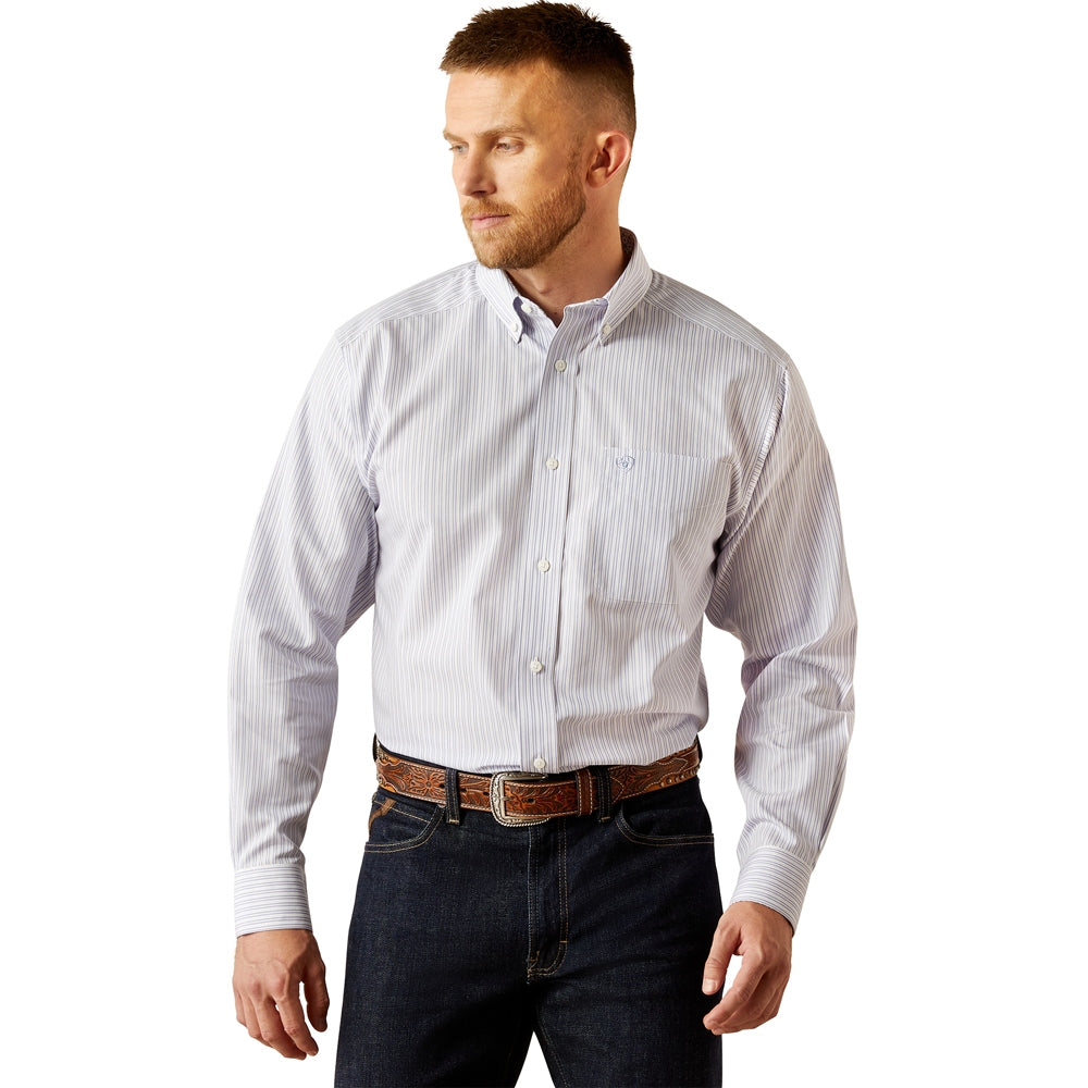 Ariat Men's Wrinkle Free Don Classic Fit Long Sleeve Button Down Shirt