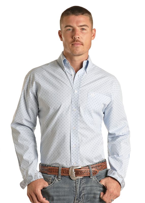 Panhandle Men's Rough Stock Button Down Shirt