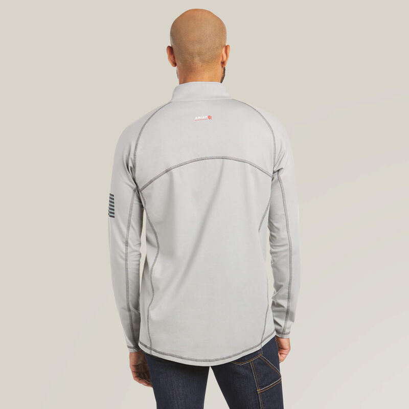 Ariat Men's FR Combat Stretch Patriot 1/4 Zip Work Shirt