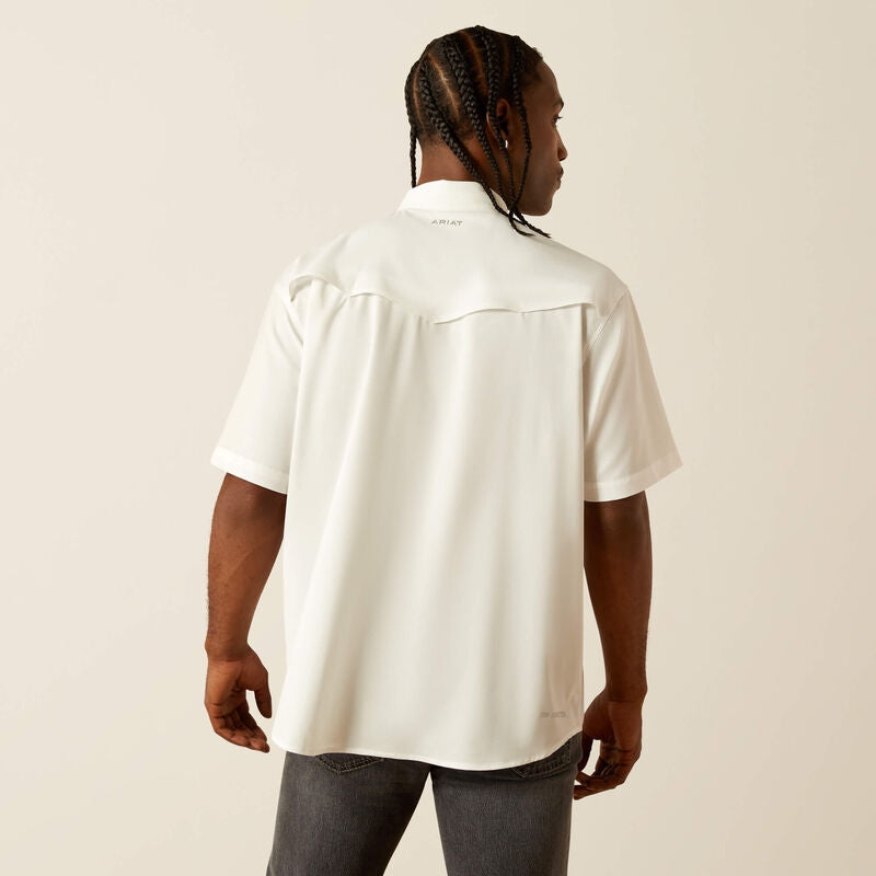 Ariat Men's Western VentTEK Classic Fit Short Sleeve Snap Shirt BIG & TALL