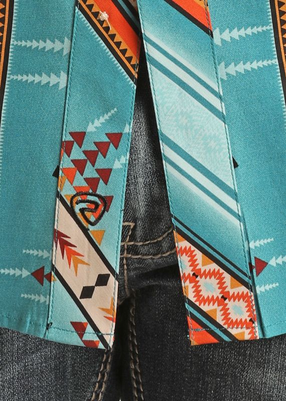 Rock & Roll Denim Men's Aztec Snap Shirt