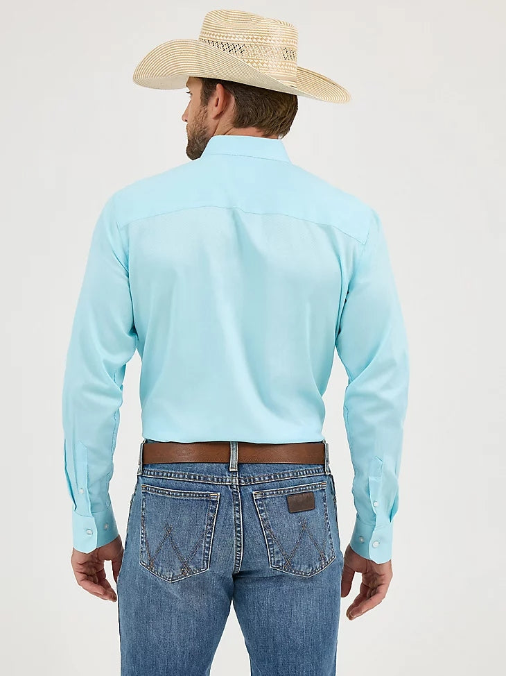 Wrangler Men's Cody Johnson One Pocket Button Down Shirt