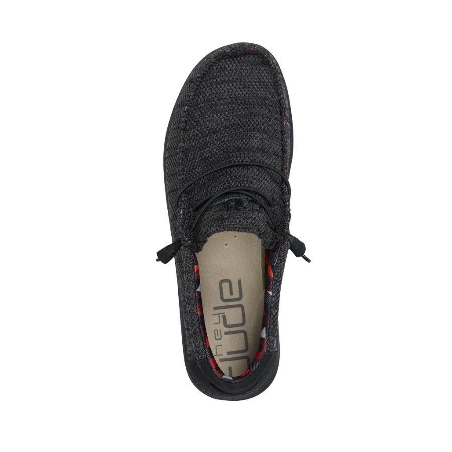 Hey Dude Men's Shoe Wally Sox Jet Black
