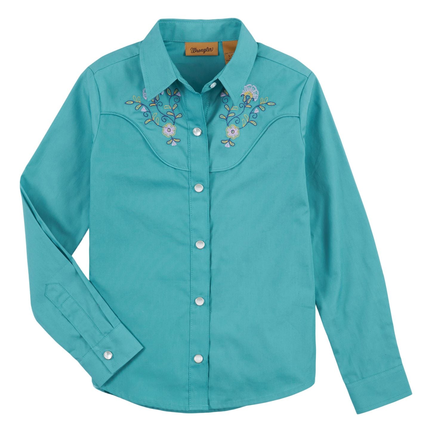 Girl's Long Sleeve Snap Front Shirt
