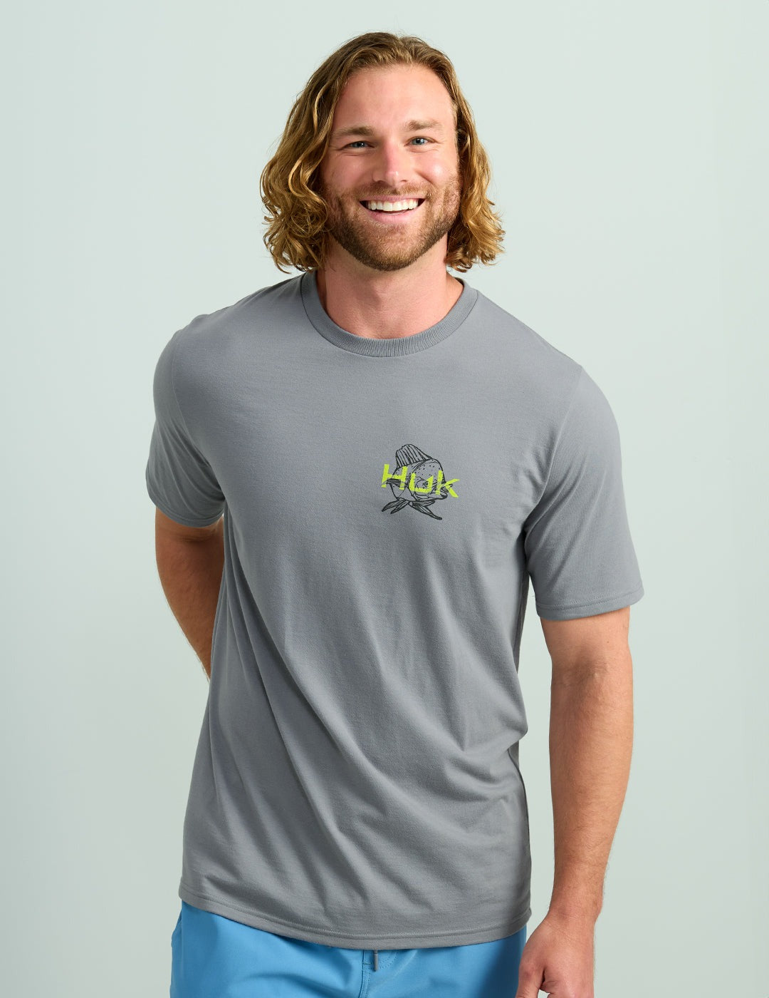 Huk Men's Dolphin Aloha Tee