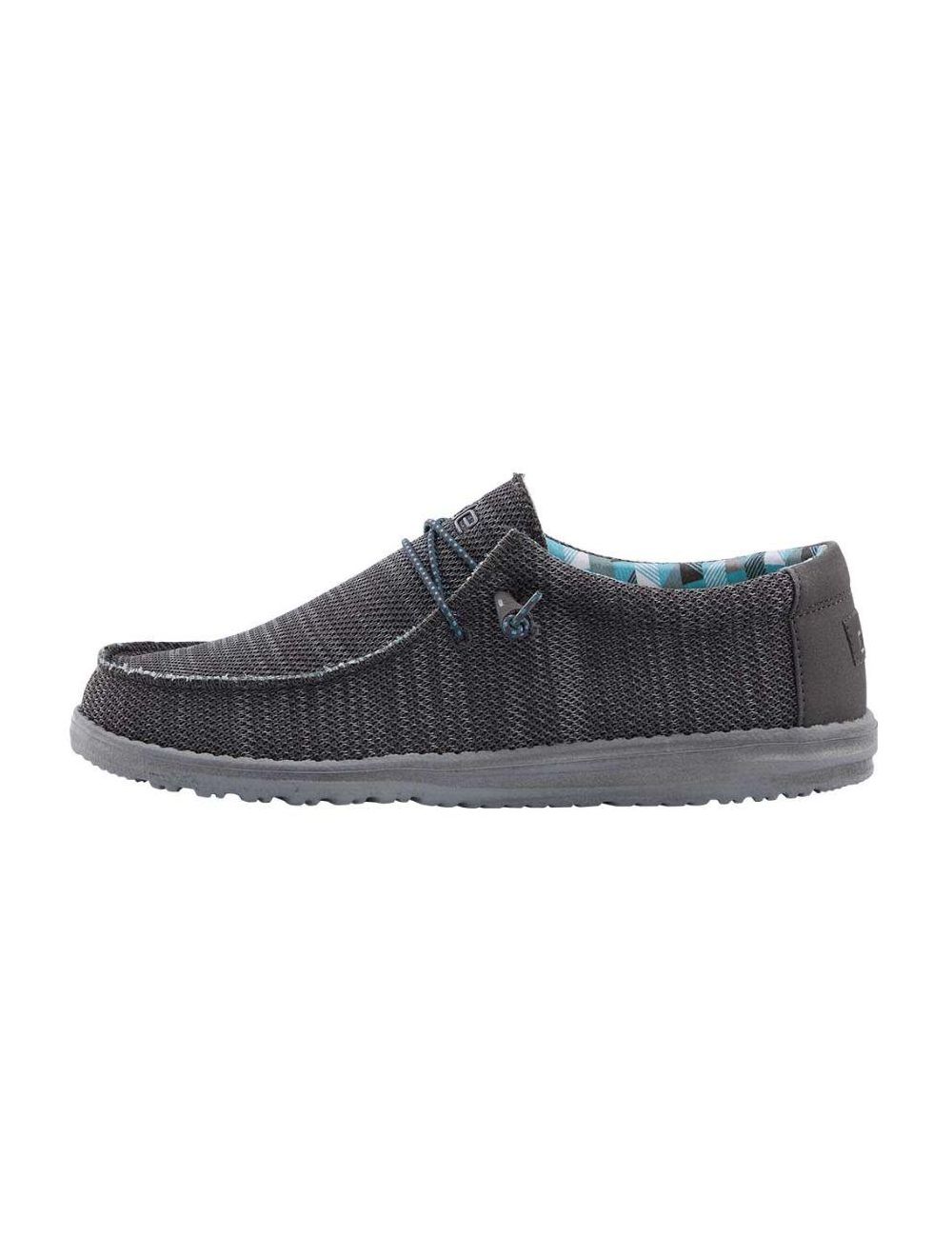 Hey Dude Men's Wally Sox Charcoal