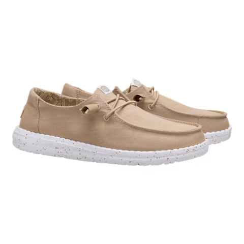 Hey Dude Women's Wendy Stretch Canvas Taupe