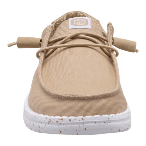 Hey Dude Women's Wendy Stretch Canvas Taupe