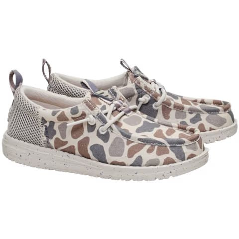 HEYDUDE X BURLEBO Youth Wally Funk Deer Camo