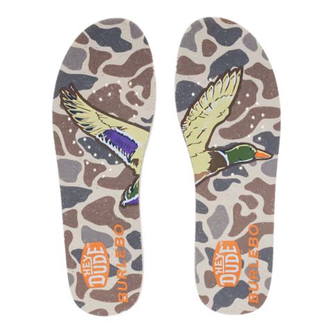 HEYDUDE X BURLEBO Youth Wally Funk Deer Camo