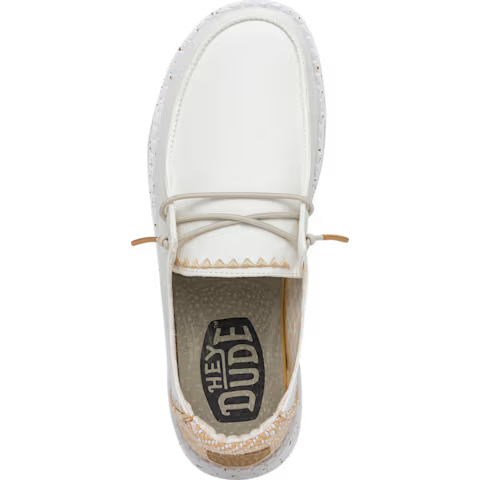 Hey Dude Wendy Chambray White Sand