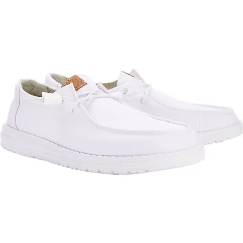 Hey Dude Women's Wendy Stretch Canvas White