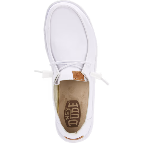 Hey Dude Women's Wendy Stretch Canvas White