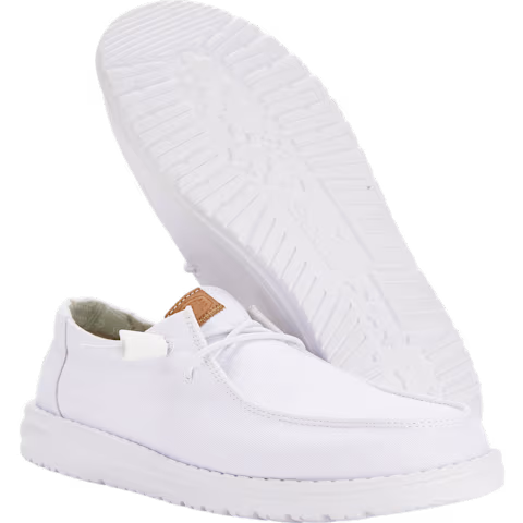 Hey Dude Women's Wendy Stretch Canvas White