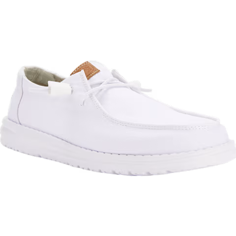 Hey Dude Women's Wendy Stretch Canvas White