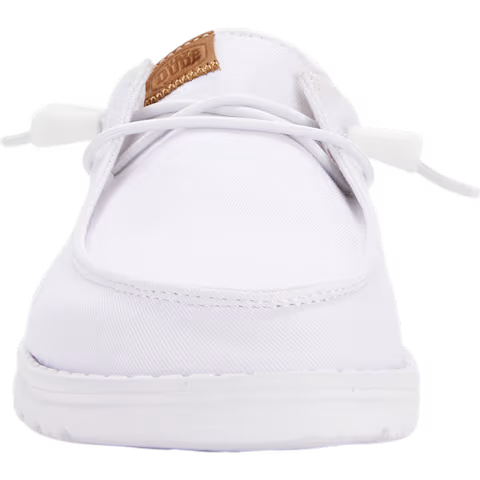 Hey Dude Women's Wendy Stretch Canvas White