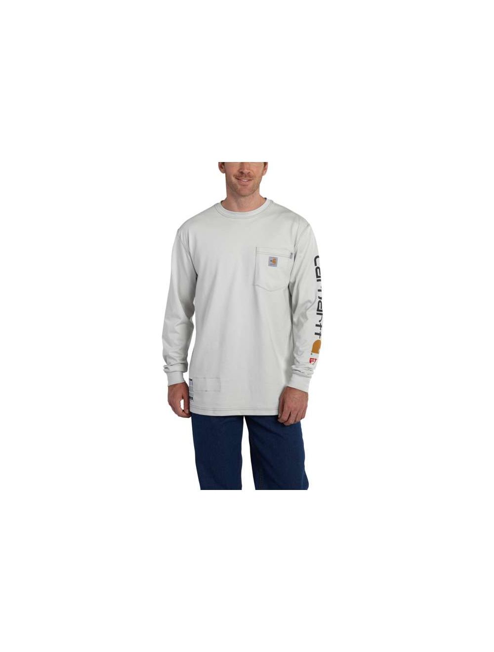 Men's Flame-Resistant Force Cotton Graphic Long-Sleeve T-Shirt BIG & TALL