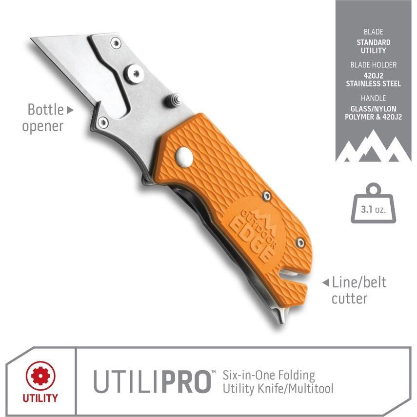 Outdoor Edge Folding Utility Knife & Multi-Tool