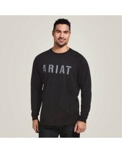 Ariat Men's Rebar Cotton Strong Block T-Shirt