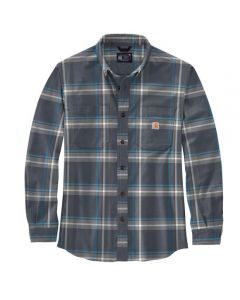 Carhartt Rugged Flex Relaxed Fit Midweight Flannel Long-Sleeve Plaid Shirt