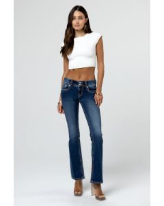 Miss Me Women's Nova Jane Mid-Rise Bootcut Jeans