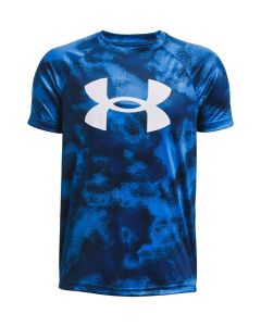 Under Armour Boys Tech Big Logo Printed Short Sleeve