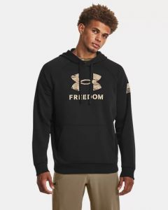 Under Armour Men's UA Freedom Rival Fleece Big Flag Logo Hoodie