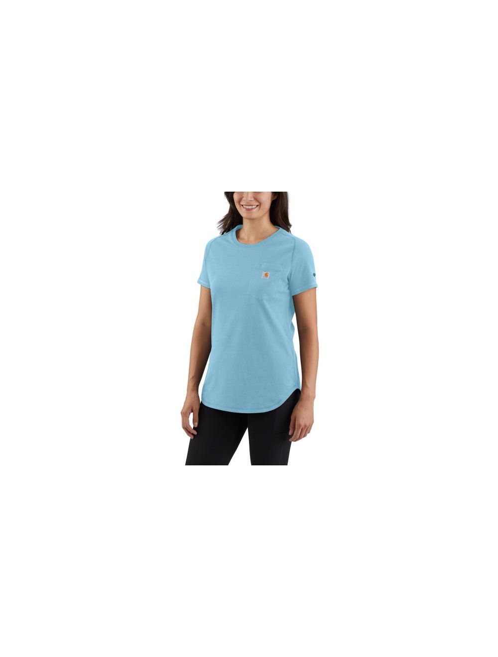 105415 - Carhartt Women's Force Relaxed Fit Midweight Pocket T-Shirt