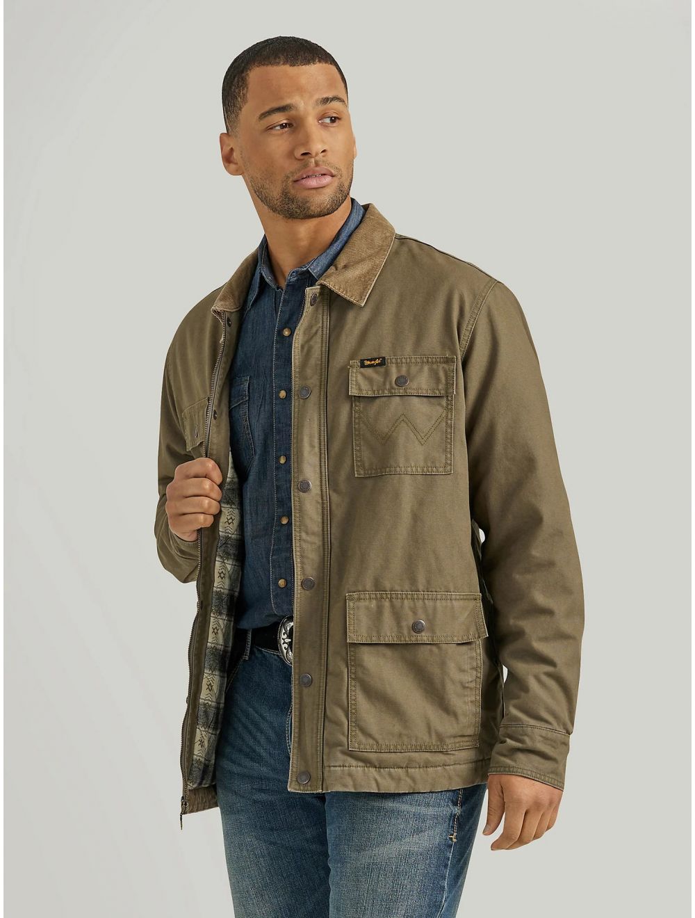 Cord zip jacket hotsell