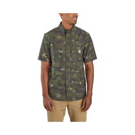 carhartt men's rugged flex rigby short sleeve work shirt