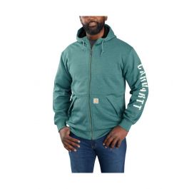 Carhartt Men's Rain Defender Fleece-Lined Logo Sweatshirt - 105443472-S