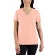 Carhartt Women's Relaxed Fit Lightweight Short-Sleeve V-Neck T-Shirt