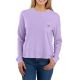 Carhartt Women's Tencel Fiber Series Loose Fit Long-Sleeve Crewneck Pocket