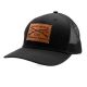 Grunt Style Men's Black Leather Logo Hat