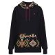 Hooey Women's Summit Navy and Multi-Aztec Hoodie