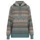 Hooey Women's The Distressed Turquoise and Serape Hoodie