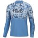 Huk Men's Long Sleeve Icon X Inside Reef Fade Shirt